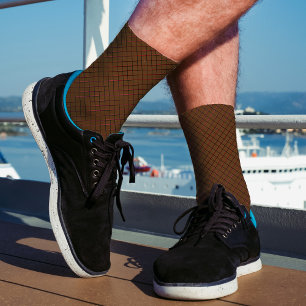 Eenvoudige Abstracte Elegant Cool Funny Fishnet Wa Sokken