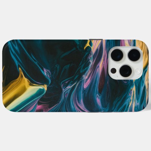 Eenvoudige Abstracte golven Case-Mate iPhone Case (Achterkant (horizontaal))