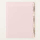 Eenvoudige Abstracte illustratie van de Woman Planner (Achterkant)