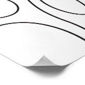 Eenvoudige Abstracte lijnkunst | POSTER (Hoek)