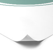 Eenvoudige Abstracte minimal Boho stijl bloembloem Poster (Hoek)