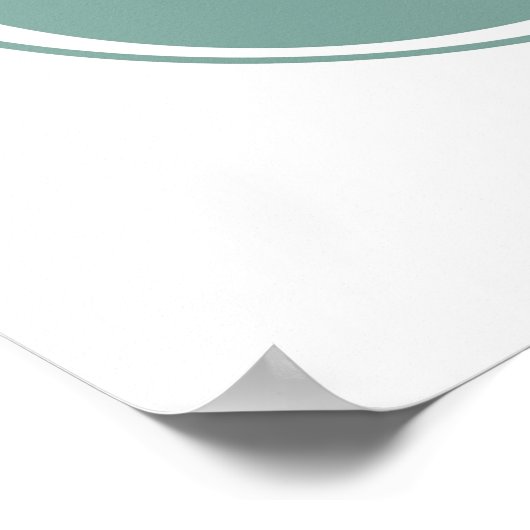 Eenvoudige Abstracte minimal Boho stijl bloembloem Poster (Hoek)