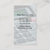 Eenvoudige accountant CPA-Visitekaartjes Visitekaartje (Voorkant)
