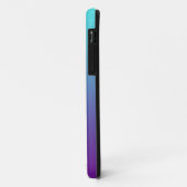 Eenvoudige Achtergrond Gradiënt Turquoise Blauw Pa Case-Mate iPhone Case (Achterkant/links)