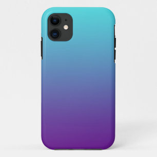 Eenvoudige Achtergrond Gradiënt Turquoise Blauw Pa Case-Mate iPhone Case