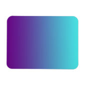 Eenvoudige Achtergrond Gradiënt Turquoise Blauw Pa Magneet (Horizontaal)