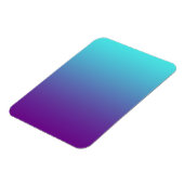 Eenvoudige Achtergrond Gradiënt Turquoise Blauw Pa Magneet (Linkerzijde)