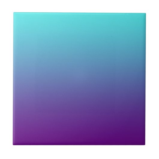 Eenvoudige Achtergrond Gradiënt Turquoise Blauw Pa Tegeltje (Voorkant)
