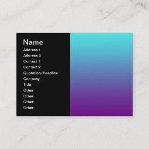 Eenvoudige Achtergrond Gradiënt Turquoise Blauw Pa Visitekaartje