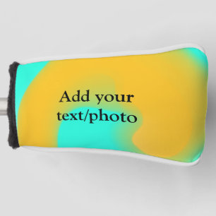 Eenvoudige acryl gietmarmer voeg uw tekst naam kla golfheadcover