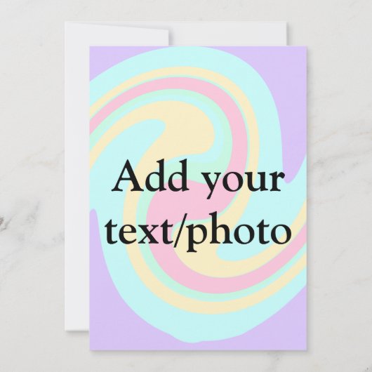 Eenvoudige acryl gietmarmer voeg uw tekst naam kla kaart (Achterkant)