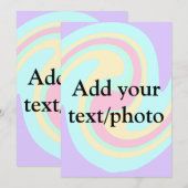 Eenvoudige acryl gietmarmer voeg uw tekst naam kla kaart (Voorkant / Achterkant)