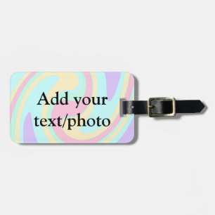 Eenvoudige acrylic voor add-your text name cust bagagelabel