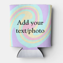 Eenvoudige acrylic voor add-your text name cust blikjeskoeler