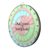 Eenvoudige acrylic voor add-your text name cust dartbord (Voorkant Rechts)