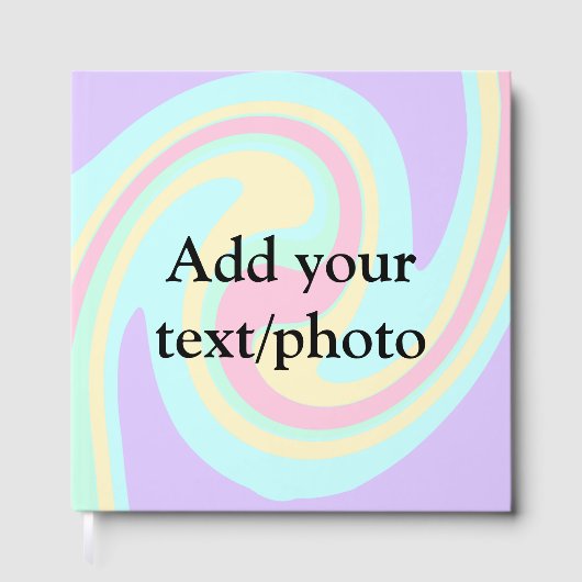 Eenvoudige acrylic voor add-your text name cust gastenboek (Voorkant)