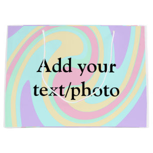 Eenvoudige acrylic voor add-your text name cust groot cadeauzakje