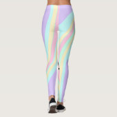Eenvoudige acrylic voor add-your text name cust leggings (Achterkant)