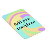 Eenvoudige acrylic voor add-your text name cust magneet (Rechterzijde)
