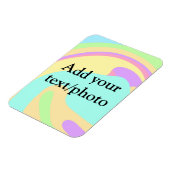 Eenvoudige acrylic voor add-your text name cust magneet (Linkerzijde)