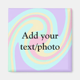 Eenvoudige acrylic voor add-your text name cust magneet