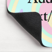 Eenvoudige acrylic voor add-your text name cust muismat (Hoek)