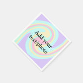 Eenvoudige acrylic voor add-your text name cust servet (Hoek)