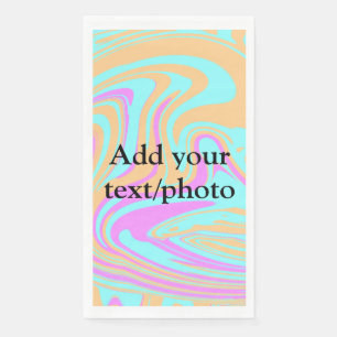 Eenvoudige acrylic voor add-your text name cust servet