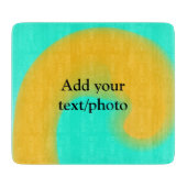 Eenvoudige acrylic voor add-your text name cust snijplank (Voorkant)