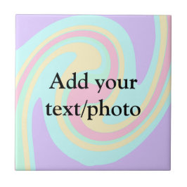 Eenvoudige acrylic voor add-your text name cust tegeltje