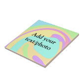 Eenvoudige acrylic voor add-your text name cust tegeltje (Zijkant)