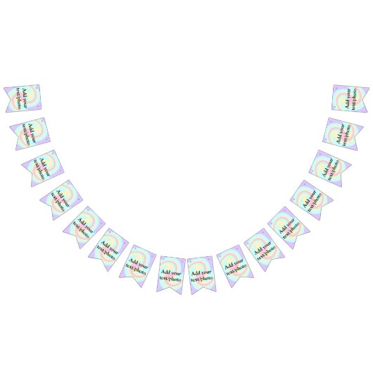 Eenvoudige acrylic voor add-your text name cust vlaggetjes (Alle)