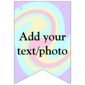 Eenvoudige acrylic voor add-your text name cust vlaggetjes (Tweede vlag)