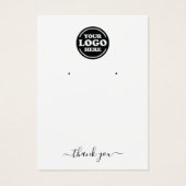 Eenvoudige add Logo juwelen die Display Kaart verd (Voorkant)