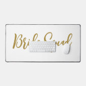 eenvoudige add-on-naam text bridesmaid gift bureaumat (Keyboard & Muis)