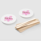 eenvoudige add-on-naam text bridesmaid gift handwaaier (Niet-gemonteerd)