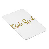 eenvoudige add-on-naam text bridesmaid gift magneet (Rechterzijde)