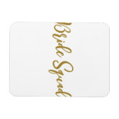 eenvoudige add-on-naam text bridesmaid gift magneet (Horizontaal)