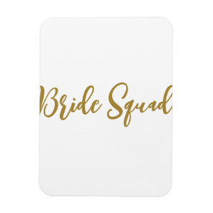 eenvoudige add-on-naam text bridesmaid gift magneet