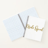 eenvoudige add-on-naam text bridesmaid gift notitieboek (Binnen)