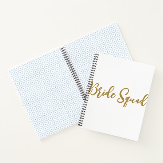 eenvoudige add-on-naam text bridesmaid gift notitieboek (Binnen)