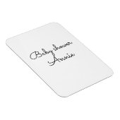 eenvoudige add-on-naam text opshower thro magneet (Rechterzijde)