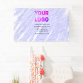 eenvoudige add-on your logo/design here text thr spandoek (Insitu)