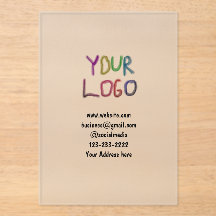 eenvoudige add your logo/design here text pos
