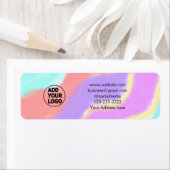 eenvoudige add your logo/design here text pos etiket (Insitu)