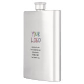 eenvoudige add your logo/design here text pos flacon (Links)