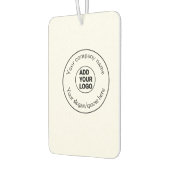 eenvoudige add your logo/design here text pos luchtverfrisser (Links)