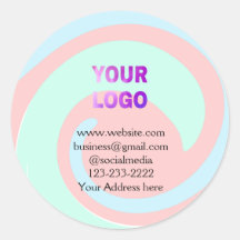 eenvoudige add your logo/design here text pos