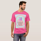eenvoudige add your logo/design here text pos t-shirt (Voorkant volledig)