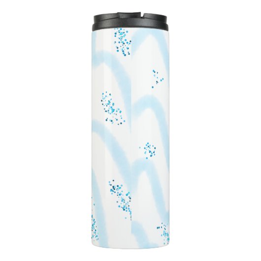 eenvoudige add your logo/design here text pos thermosbeker (Achterkant)